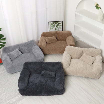 PawRelax™ Plush Bed 🐾 — Soft, Secure & Anxiety-Reducing